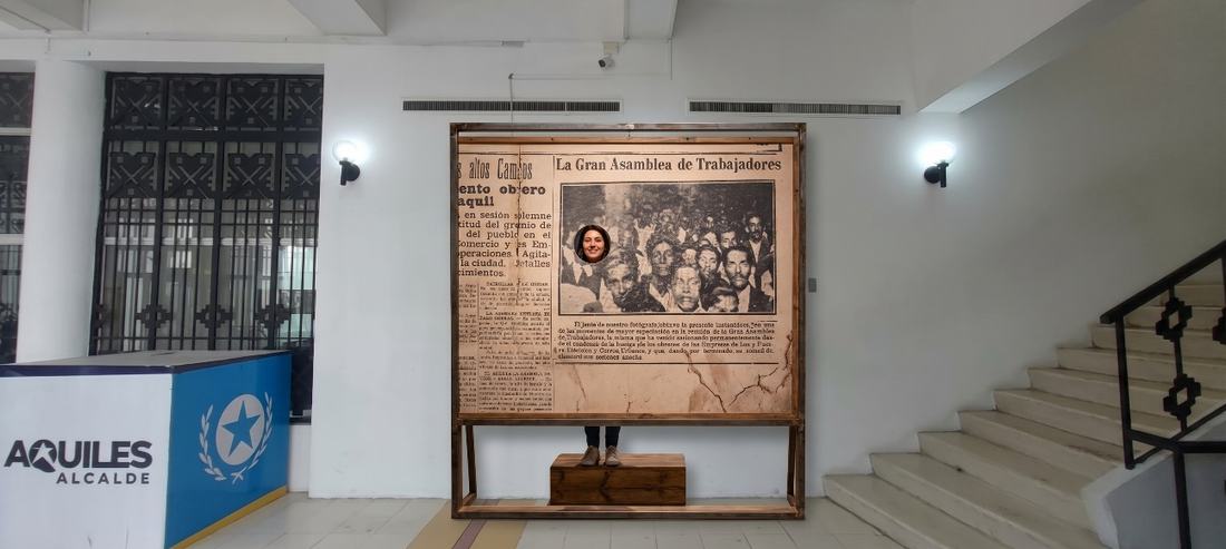 Panel interactivo La Gran Asamblea de Trabajadores de 1922
